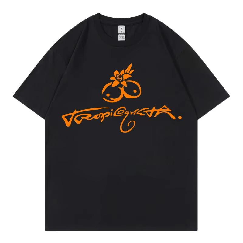 Karol G Tropicoqueta 2025 New Album Logo Graphic T Shirts Harajuku Pop Music Short Sleeve T-shirt Men Women Y2k Fashion T-shirts