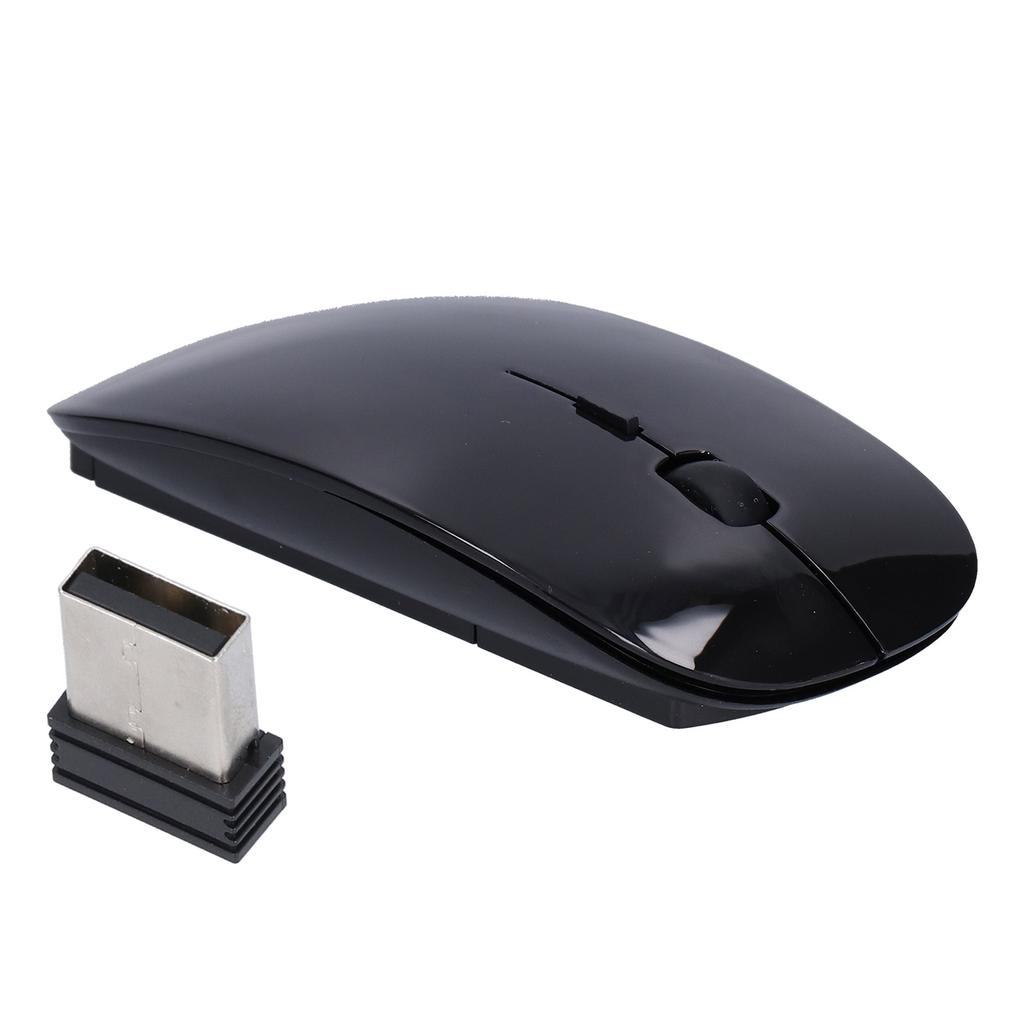 Wireless Mouse Smart Slim Portable 2.4G Cordless Mouse with USB Receiver for Office Laptop Computer Tablet
