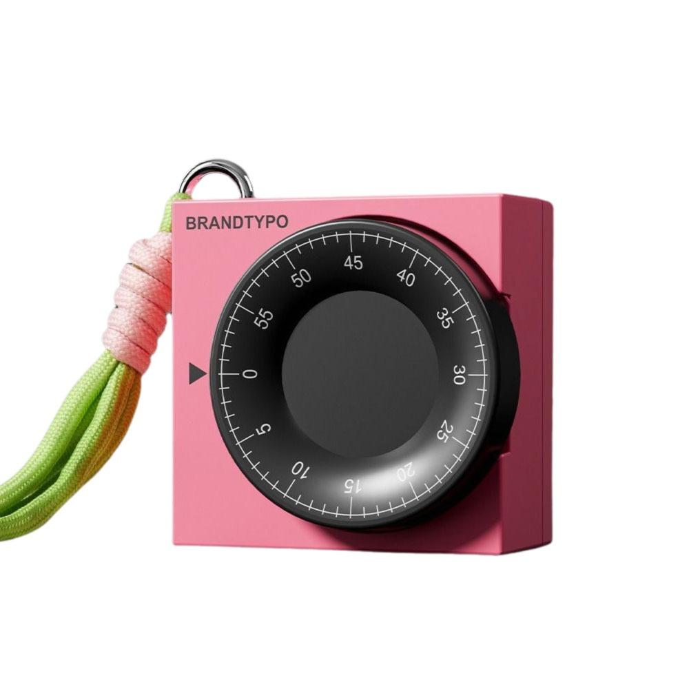 Magnetic Timer Manual Countdown Kitchen Timer Portable Mechanical Alarm Clock for Time Management