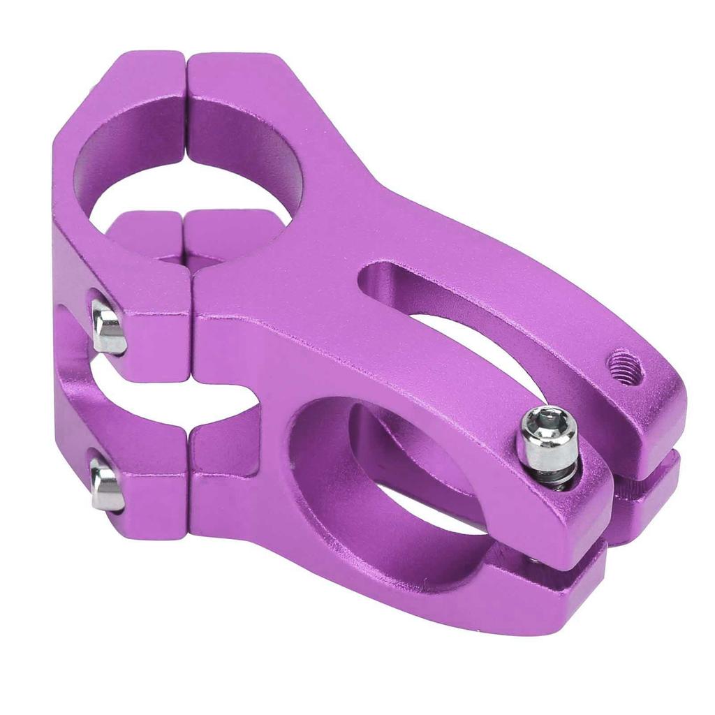 LUNJE 31.8X45MM Mountainbike Lenker Vorbau Aluminiumlegierung Hohl Kurzer Lenker Riser Lila