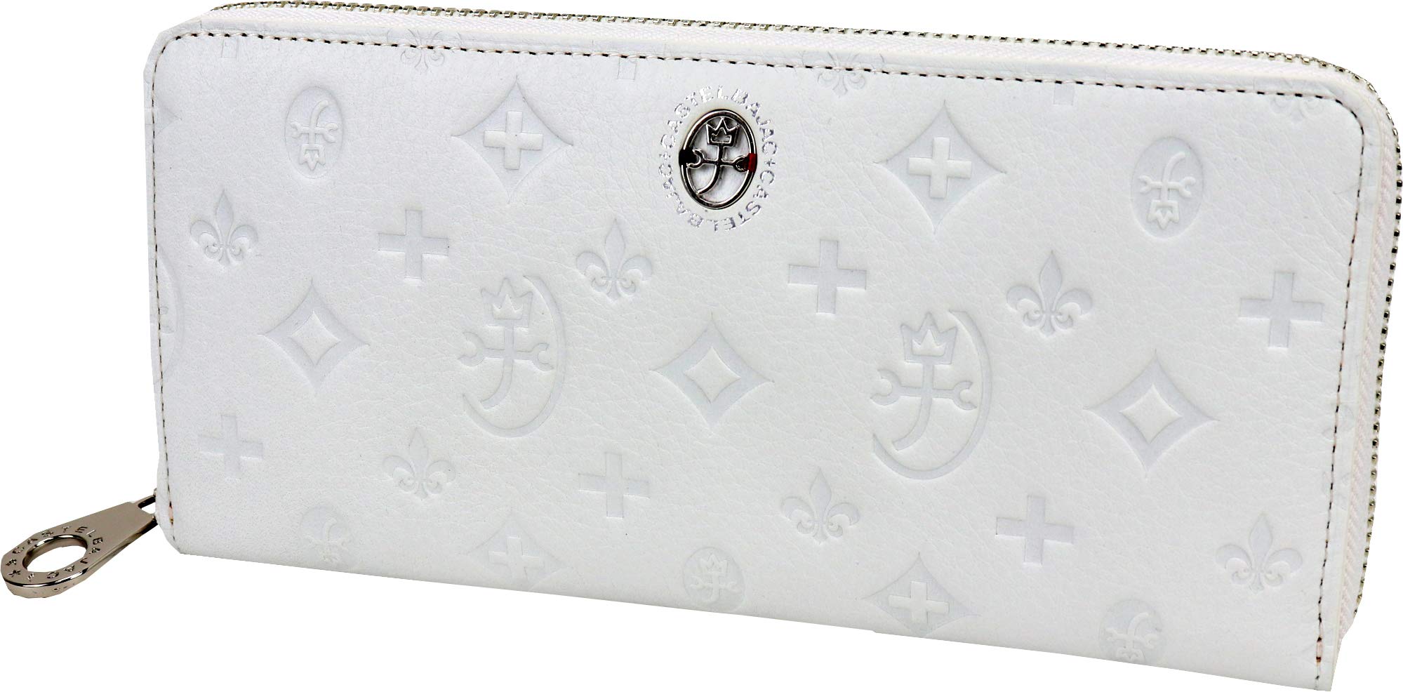 

Castelbajac 61616 061616 Marcel Leather Long Wallet (White (31))