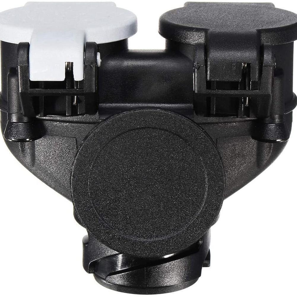 Car Euro Trailer PlugG Socket 13 To 7 Pin N & S Dual Socket Trailer Towbar Towing Socket 12V Electrical Connector Adapter