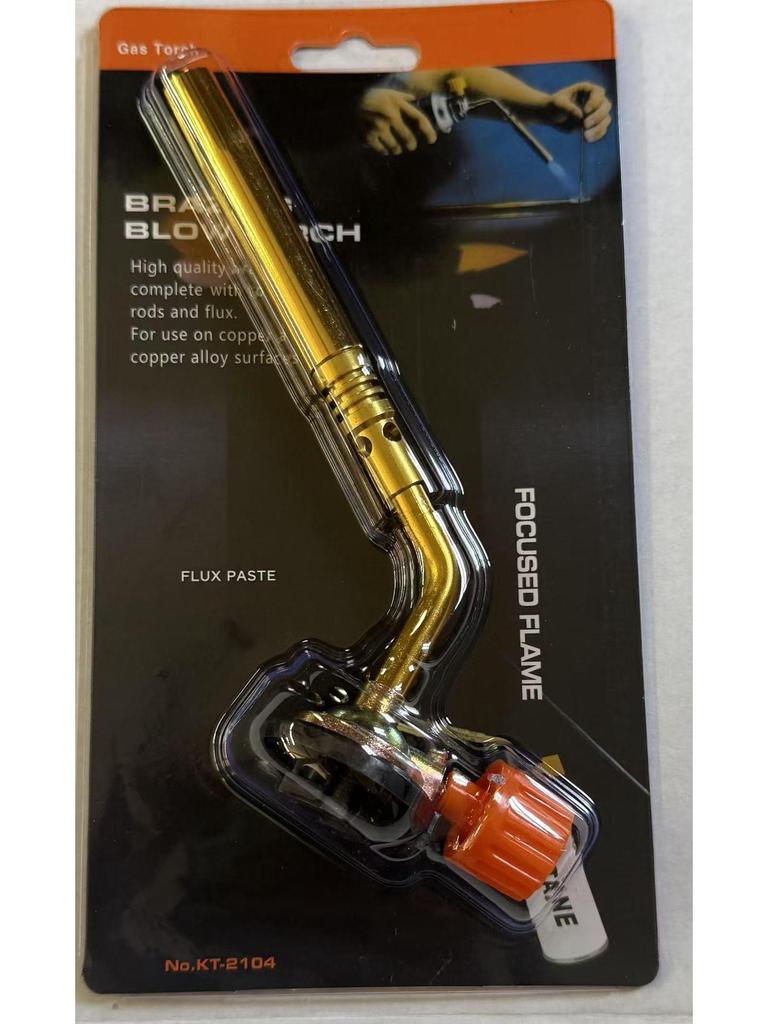 Handheld Gas Torch: Spray Gun for Home & Outdoor BBQ, High-Temp Welding, and Baking Ignition (Model 2104)
