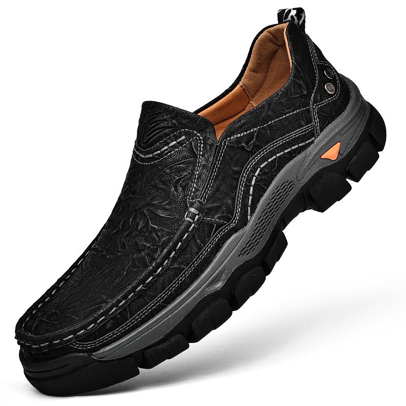 

Мода 2024 Горячая Распродажа Мужские Слипоны Мода Натуральная Кожа для Мужчин Деловая Обувь Высокое Качество Мужская Повседневная Обувь Новая Мужская Обувь 46 чёрный