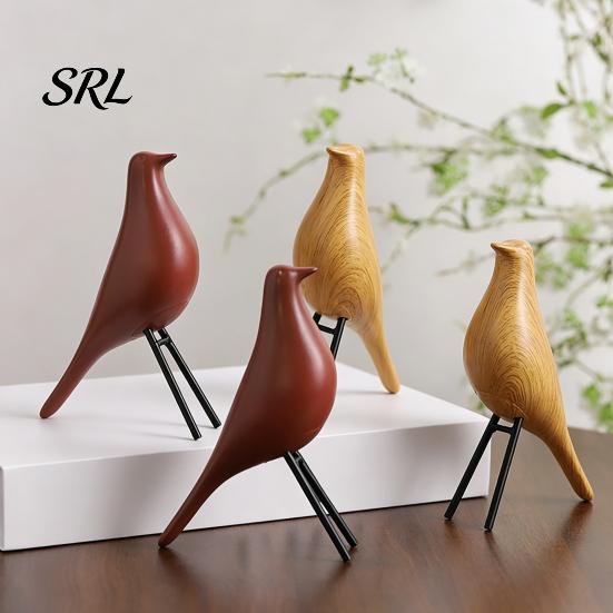 Abstrakte Vogelfigur im nordischen Stil, Schreibtischdekoration, Mittelalterliche Tischstatue im minimalistischen, stromlinienförmigen Design für Zuhause, Büro, Bücherregal, Kaminsims