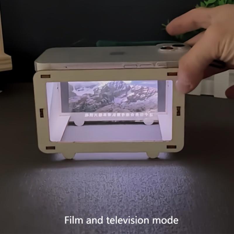 Smartphone 3D Hologram Projector, DIY Mini Home Cinema Theater, Practical Student Science Experiment Tool