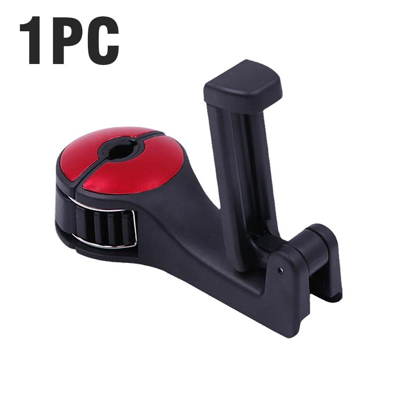 3 in 1 Multi-Function Car Back Seat Hook Hanging Storage Mobile Phone Holder Lazy Bracket Rear Seat Phone Headrest Bracket