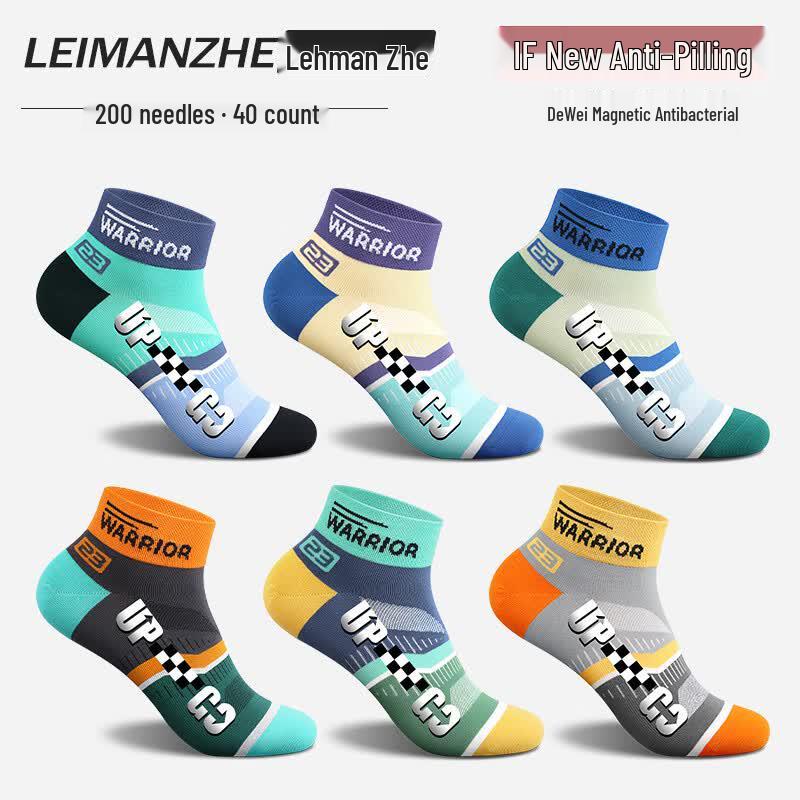 Men s Pure Cotton Antibacterial Short Socks EU 38-44 (One Size)