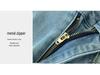 Women's Retro High Waist Patchwork Jeans - Slimming Straight Leg Cigarette Pants, Spring/Autumn 2025 Collection.