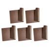 Leather Washable Placemats Set of 5 Non Slip Heat Resistant Table Mats