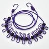 Durable No-Drill Windproof Clothesline for Indoor/Outdoor Use - Non-Slip Drying Rope for Travel, Dorms, and Quilt Drying.