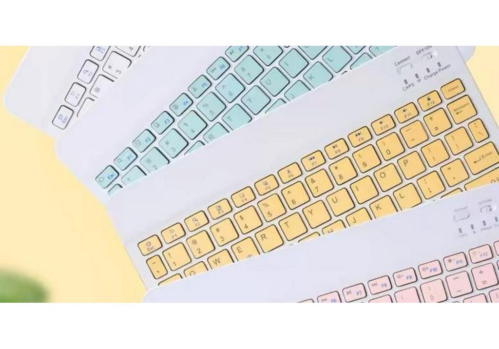 Rechargeable Wireless Bluetooth Keyboard & Mouse Combo for iPad, Tablets, Apple & Android Phones, Huawei, Lenovo