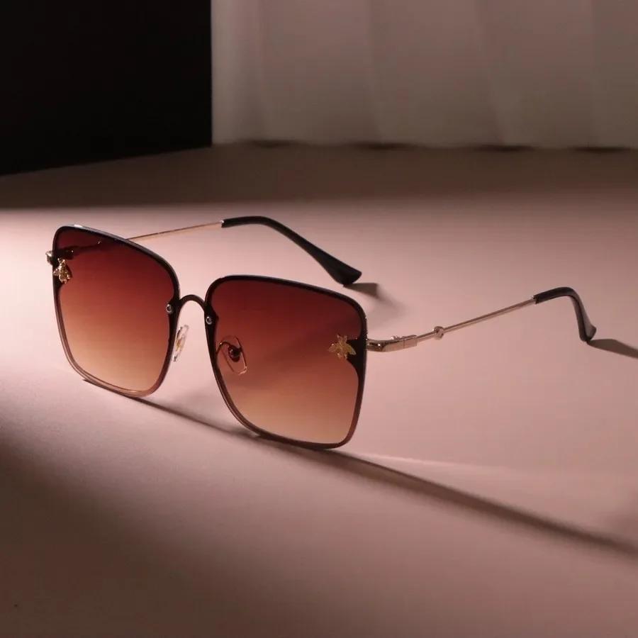 

Fashion Gradient Sunglasses Women Men Geometric Square Designer Sun Glasses Male Female Brand Lovely Travel Other