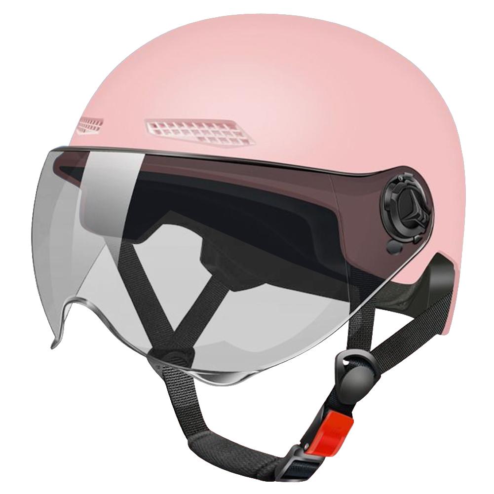 

Шлем для электровелосипеда, велосипедный шлем безопасности, регулируемый, легкий, велосипедный шлем, дышащая съемная подкладка для лета розовый