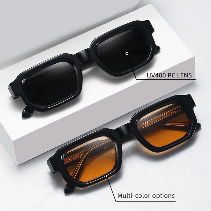 Fashion Square Frame High-Quality Acrylic CP-Plugged Sunglasses Outdoor Sports UV400 UV Protection Glasse Classic Driving Shades