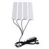 LED Grow Light Panel for Indoor Plants 384 LEDs Growing Lamp Dimmable Intelligent Timing 5V