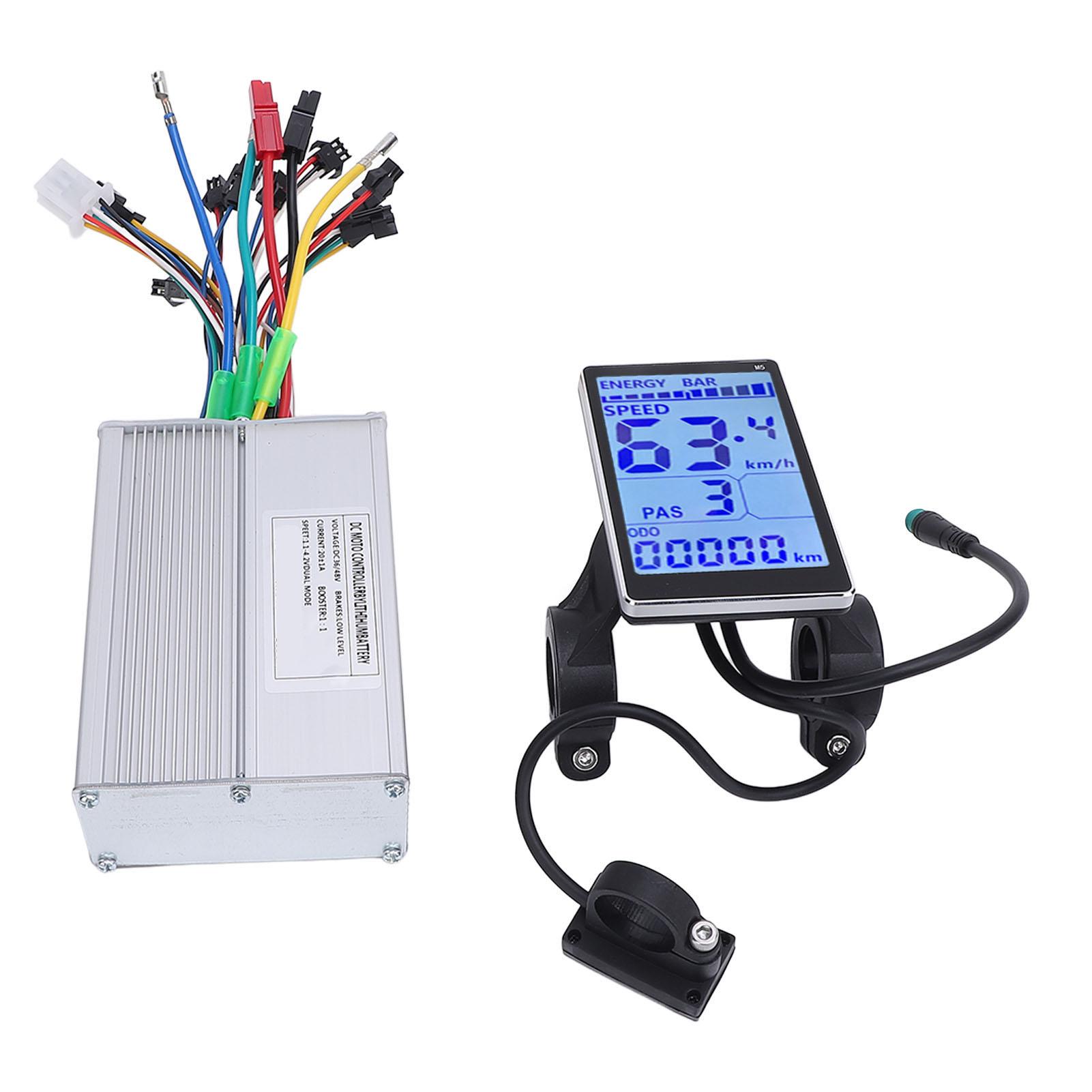 

M5 РК-дисплей 20A 3-режимний контролер синусоїдальної хвилі комплект для електричного самоката DIY модифікації