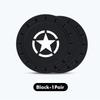 For Jeep 2Pcs PVC Silicone Car Coaster Water Cup Bottle Holder Mat Anti-slip Pad Coaster Cherokee Wrangler JK Gladiator Compass AJV1