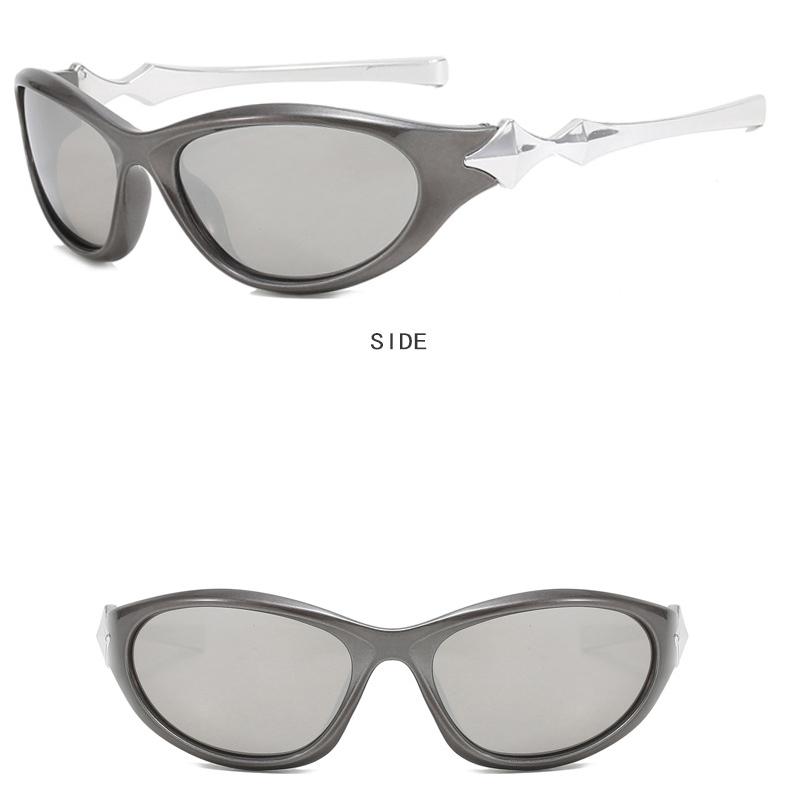 Women's Glasses Sun Protection UV Protection Fashion Personality XINGX Y2g Cyberpunk Street Shooting Catwalk Concave Sunglasses