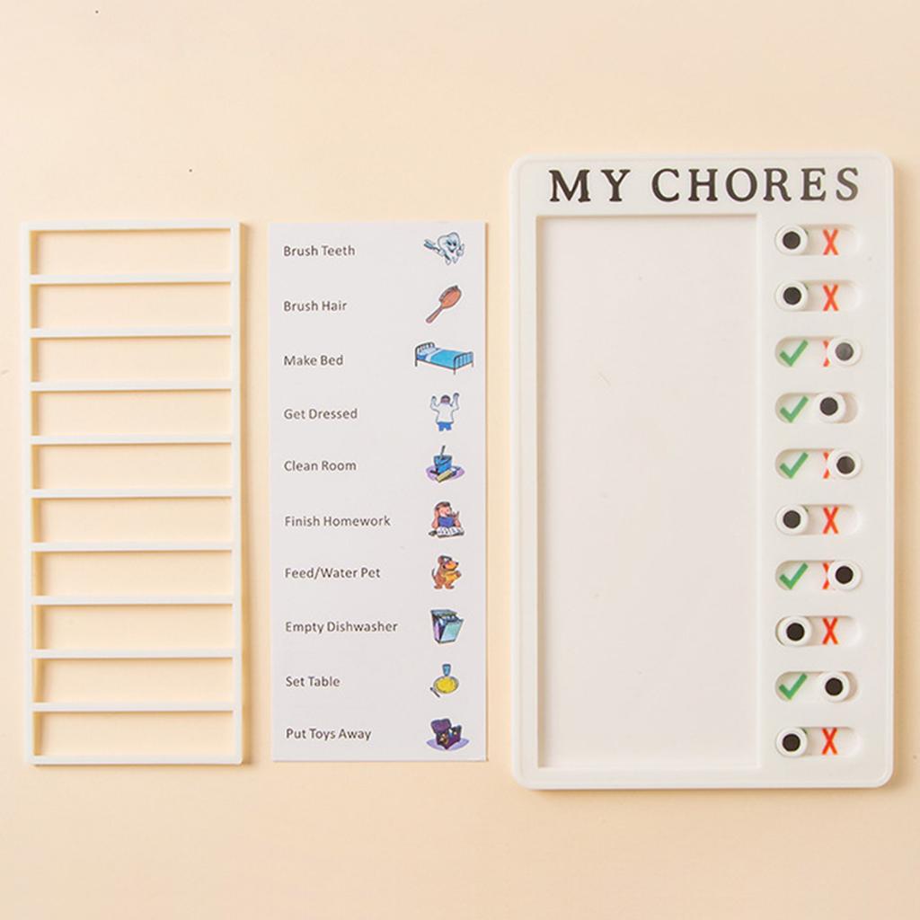 Kids Daily Routine Chart For Children Daily Chore Chart Educational Visual Schedule Board 12x20cm for Task Management