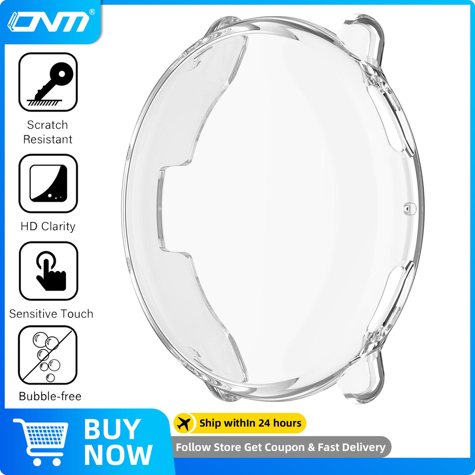 

Чехол для Amazfit Active 2 Защитный чехол для экрана Мягкий защитный бампер TPU All-Around для аксессуаров Active2 for Amazfit Active 2 чистый