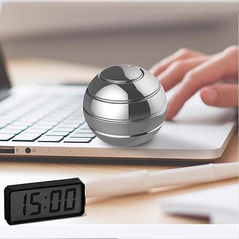 Dynamic Desktop Spinning Toy Stress Relief Desktop Toy Ball Anti Anxiety Desktop Gadget Sensory Fidget Toy For Adults Men