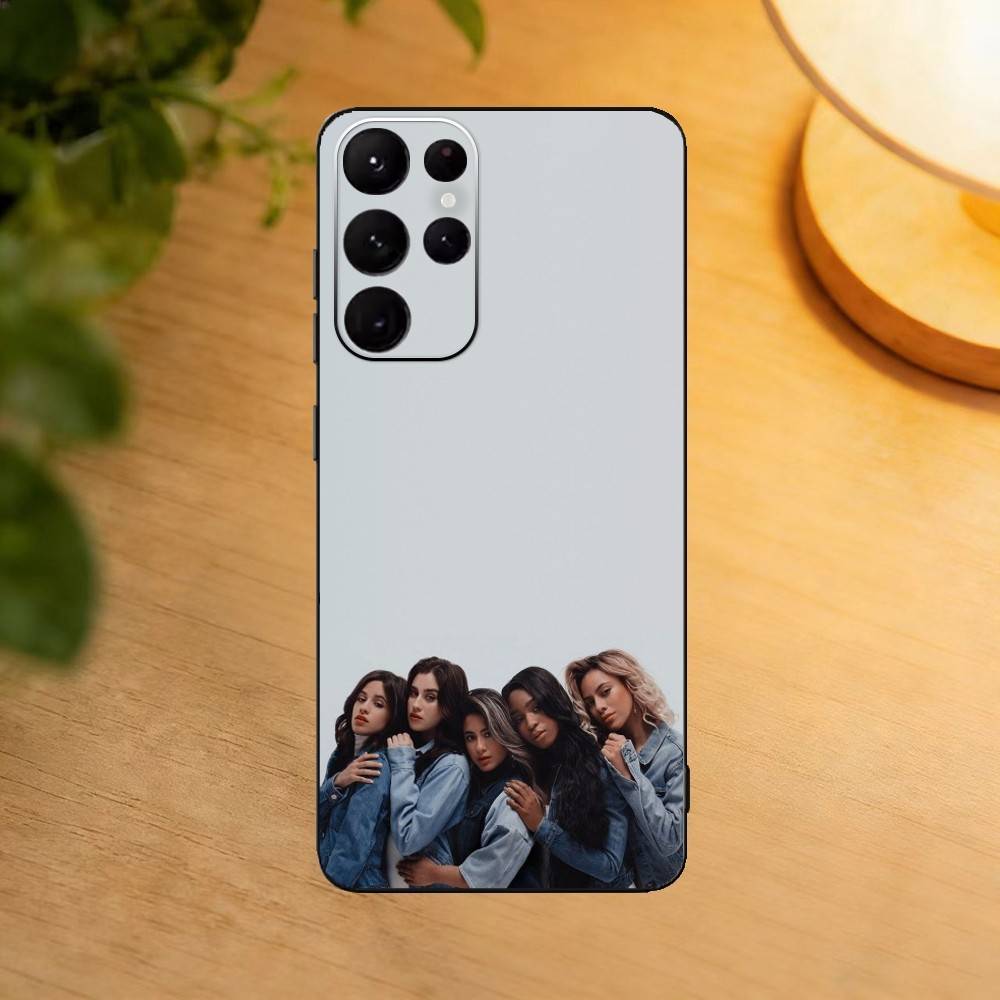 

Girls Group F-Fifth Harmony 5h Phone Case For Samsung S25,24,23,22,30,21,10,9,Ultra,Plus,Lite Soft Black Case Samsung S26