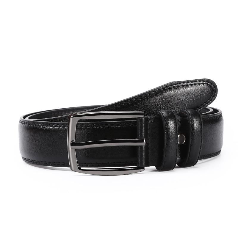 Men's Fashionable Imitation Leather Pin Buckle Belt