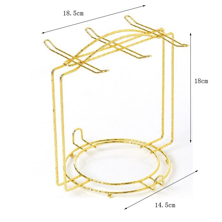 

Золотая/серебряная стойка для чашек для чая, современный универсальный держатель для чашек, практичная кухонная стойка для слива воды, полки для домашней организации