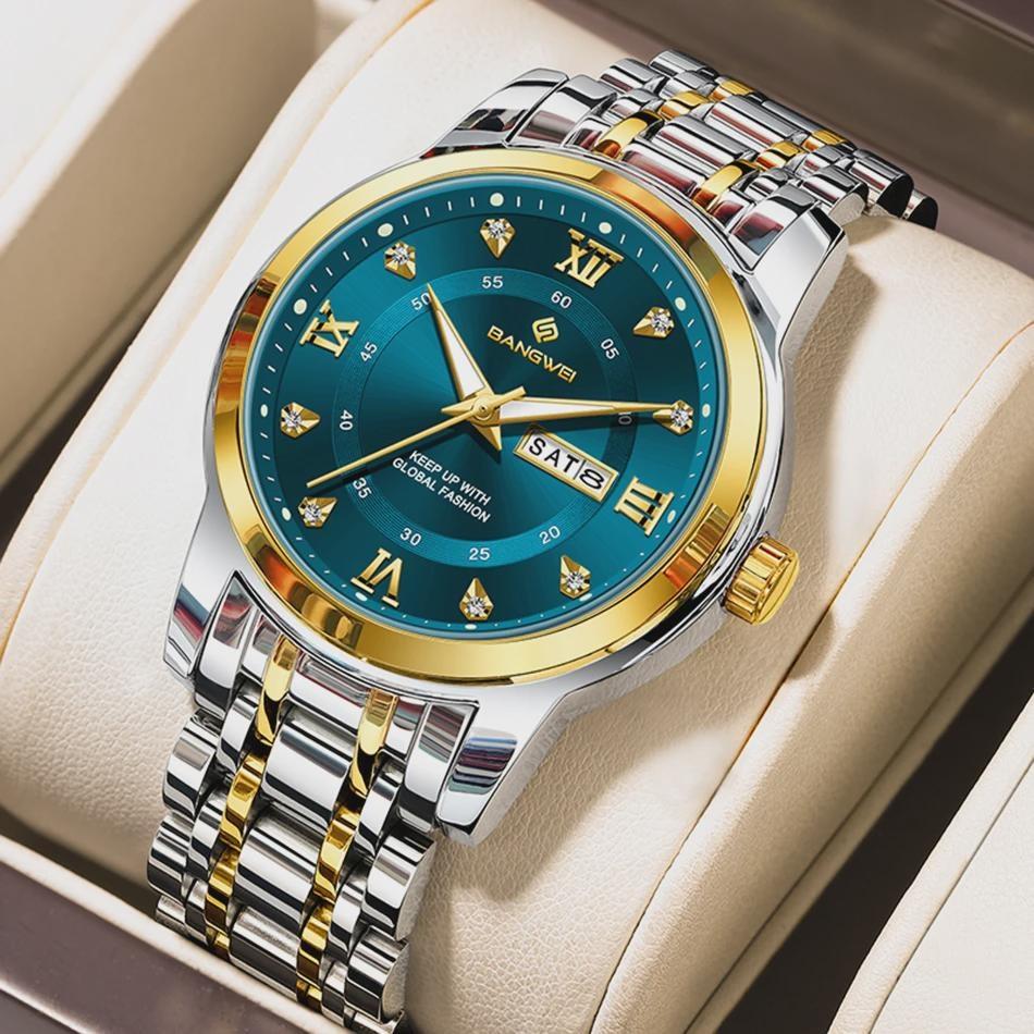 Simple Elegant Design Quartz Watch Diamond Watch For Women Creative Steel Waterproof Wristwatch