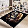 1PC Eagle Lion Wolf Non-Slip Floor Carpet Compatible for Office&Living Room&Dining room - Flat-Weave Machine- Soft & Pattern-E280
