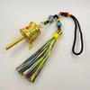 Ethnic Style Colorful Tassel Pendant Keychain Boho Handbag Charms Car Hanging Ornament for Girls Accessories