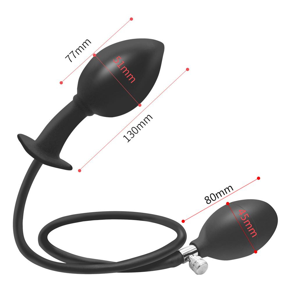 Inflatable Anal Plug 15cm Ball Butt Dilator for Women Vaginal Expander Men Prostate Massager Sex Toys Adult Game Erotic Products