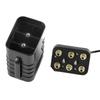 1 Pc 6x18650 12V Rechargeable Battery Pack for Case Waterproof Housing Cover Battery Storage Box with 5.5x2.1mm Adapter