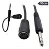 Rosebe MIDI DIN To Female Cable for MIDI XLR Microphone Rosebe DIN To Dual Male Microphone 30cm 5-Pin 5-Pin Keyboards, Cable, 6.35mm Cable,