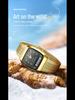 Leibingji Men's Multifunction Quartz Waterproof Sports Watch with Steel Band and Dual Display.