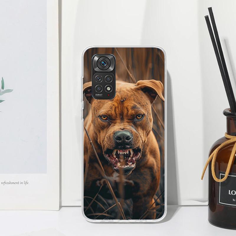 Pit Bull Pet Dog Pitbull Phone Case For Xiaomi Redmi Note 15 13 14S 14 Pro Plus 12S 11S 10S 12 11E 10 11T Art Fundas Back Cover