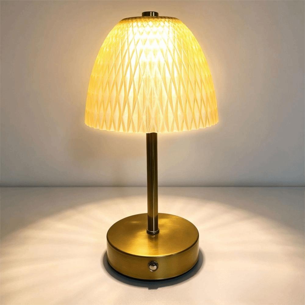 Dimmable Table Lamp Nordic Style Nightstand Light Vintage Touch Control Lamp Bar