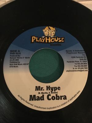 Disque 7 pouces MAD COBRA - Mr. Hype PHR0018 Playhouse Recor 2003 Reggae, Ska & Dub Jamaïcain Occasion