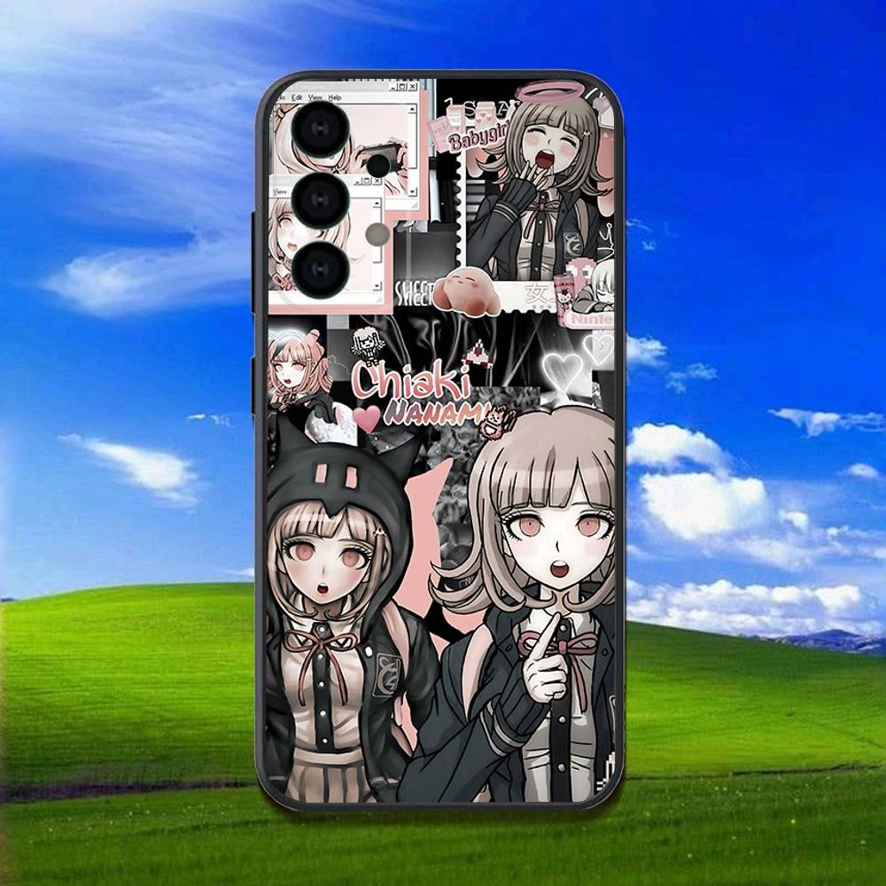 Chiaki Nanami D-Danganronpa Handyhülle Für Samsung Galaxy A13,A21s,A22,A31,A32,A52,A53,A71,A80,Weiche Schwarze Hülle