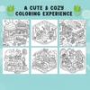 Adult Coloring Book Cat Crimes Cute Cozy Activities Relaxation Art Therapy Mindfulness Practice Coloring Books