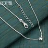 925 Sterling Silver Checkered Chain Cross Necklace Wedding Jewelry
