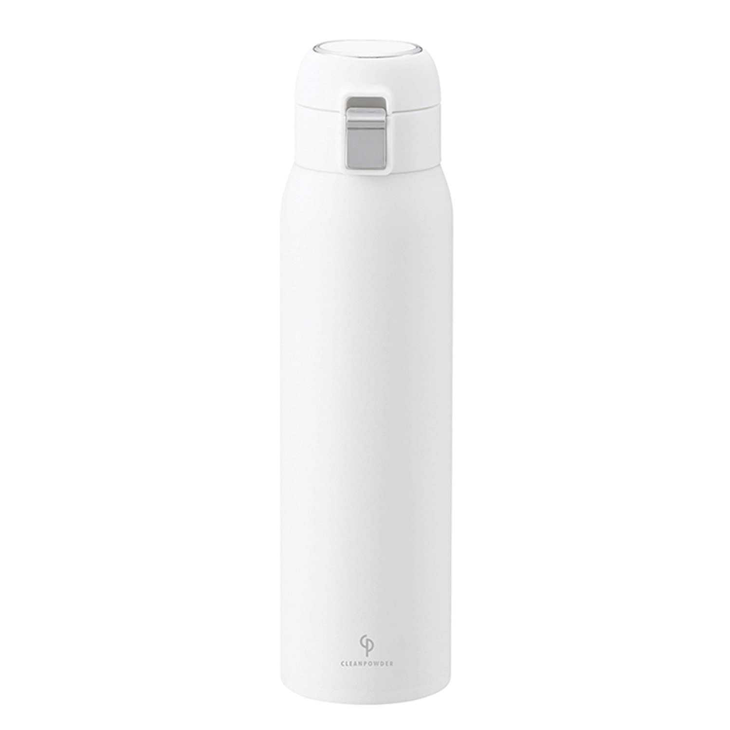 

Kakusei One-Touch Mug Bottle, 650ml, White, CLE-07W, Approx. 7.4cm L x 7cm W x 26.3cm D