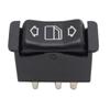 Black Window Switch Button Fits W201 And R107 Models Left Front Placement Made From Practical Materials Car Repair