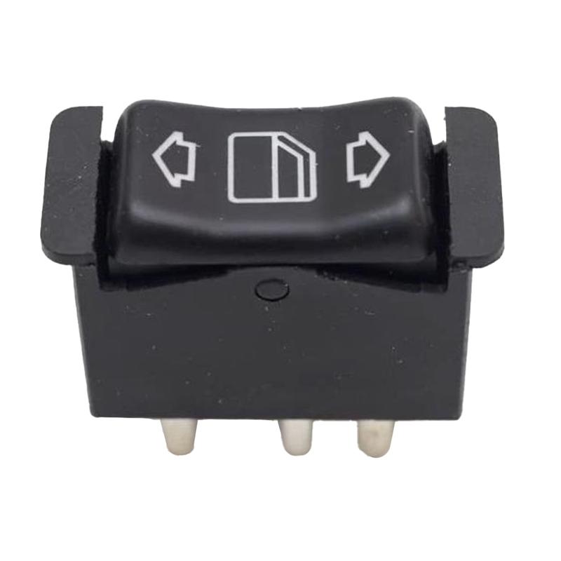 Black Window Switch Button Fits W201 And R107 Models Left Front Placement Made From Practical Materials Car Repair