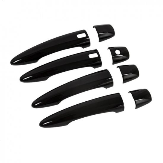 Bright black Car Front Door Handles Cover Trim For Nissan Rogue -2025