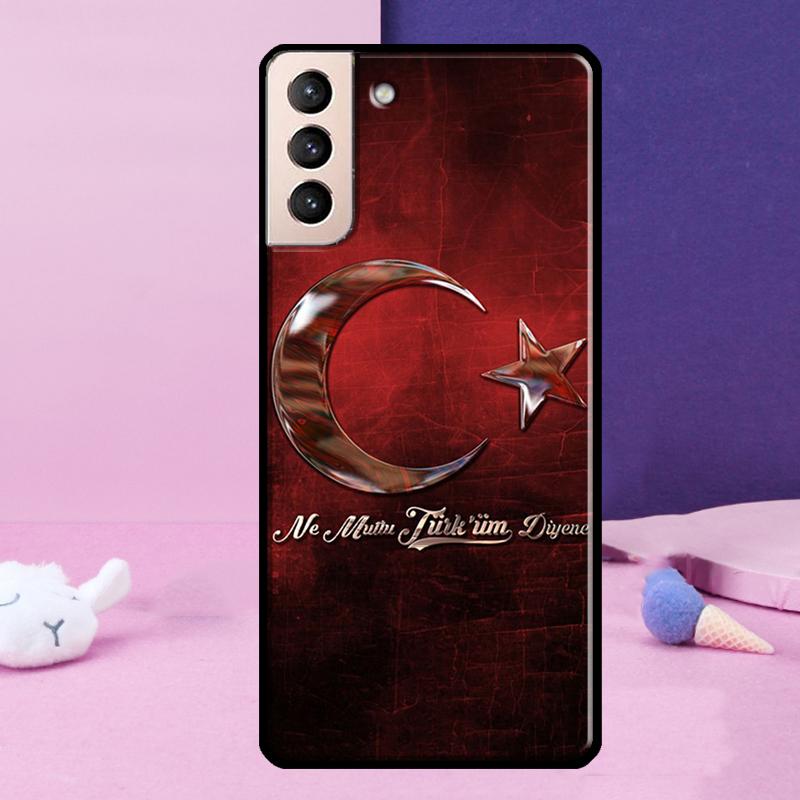 Turkei Turkey Ataturk Flag Phone Case For Samsung Galaxy S25 Ultra S24 S23 Ultra S9 S10 S20 S21 S22 Plus S24 FE Cover