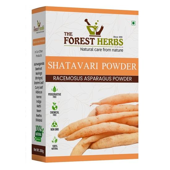 The Forest Herbs Natural Care From Nature Shatavari Powder 100g | Ayurvedic Support To Balance Women's Hormones | Herbal Supplement - 100g