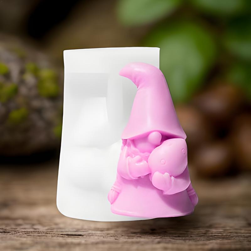 Weihnachtswichtel Form Zwerg Ornament Formen Wichtel Epoxidharz Gießformen Silikon Harzform Antihaft für Heimwerker Dekoration