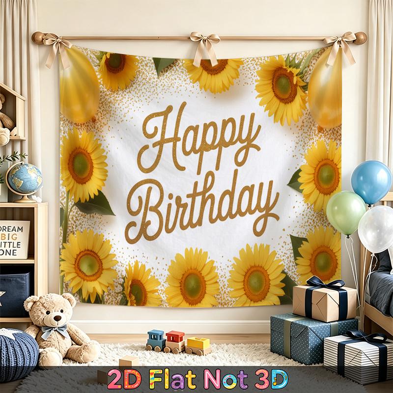 Party Backdrop Happy Birthday Birthday Photo Booth Background Front Door Decor